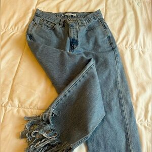 Tommy hilder denim jeans distressed